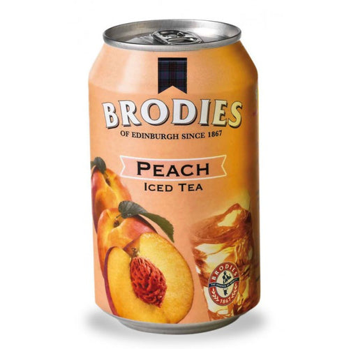 Brodies Peach Iced Tea (canned) 330ml