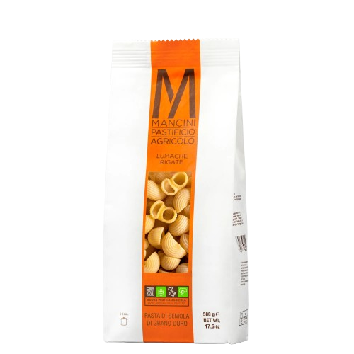 Mancini Lumache RIgate Pasta 500g