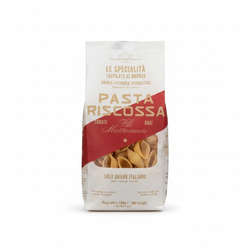 Riscossa Conchiglioni Bronze Die Cut Pasta 500g