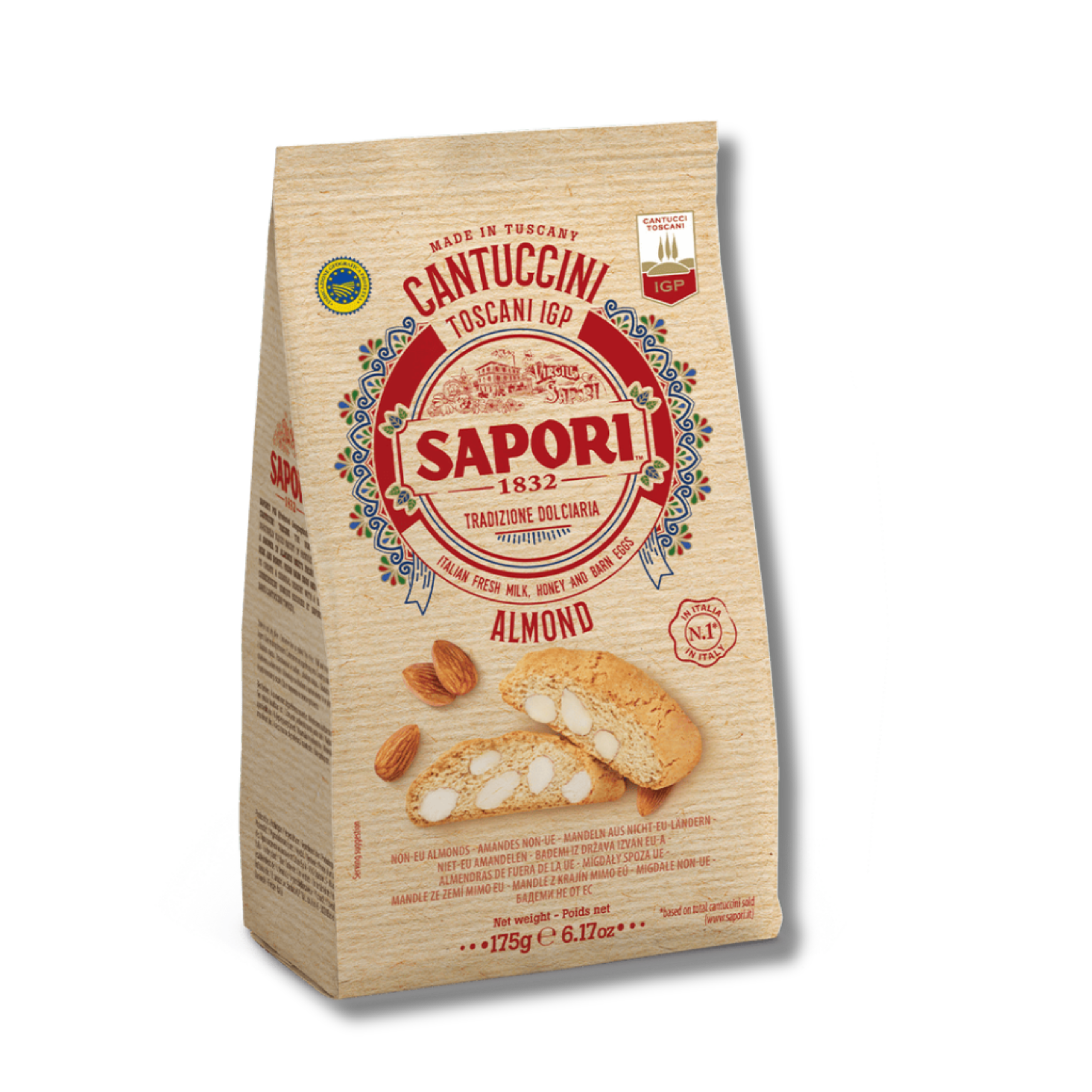 Cantuccini Sapori Almond Biscuits 175g