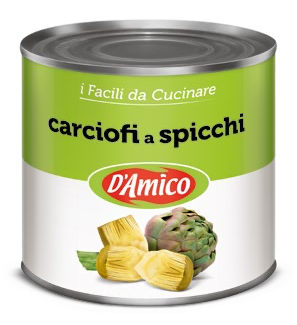 D'Amico Artichokes Quarters 3kg